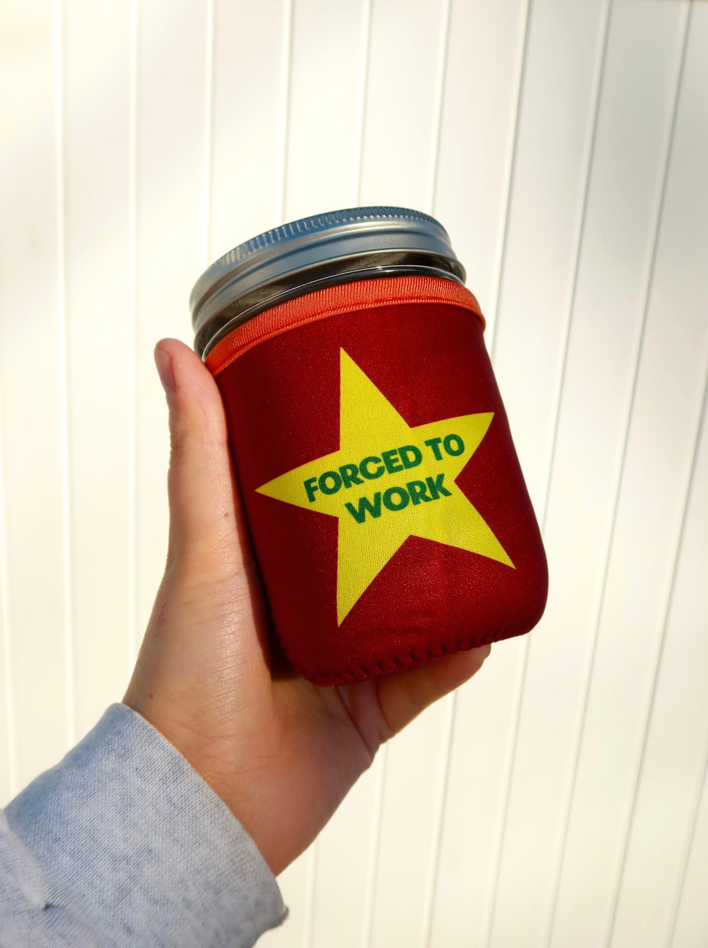 Born To Yap Iced Coffee Koozie