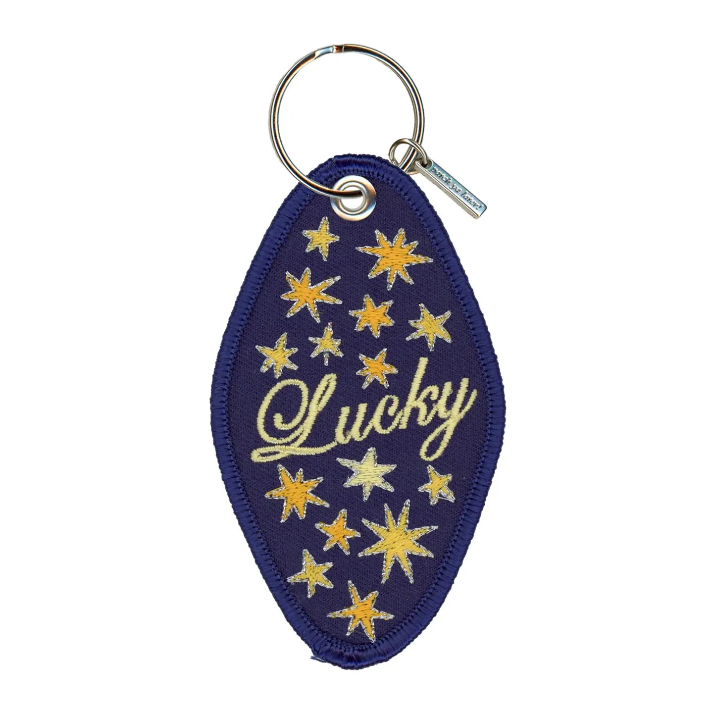 Lucky Stars Embroidered Keychain
