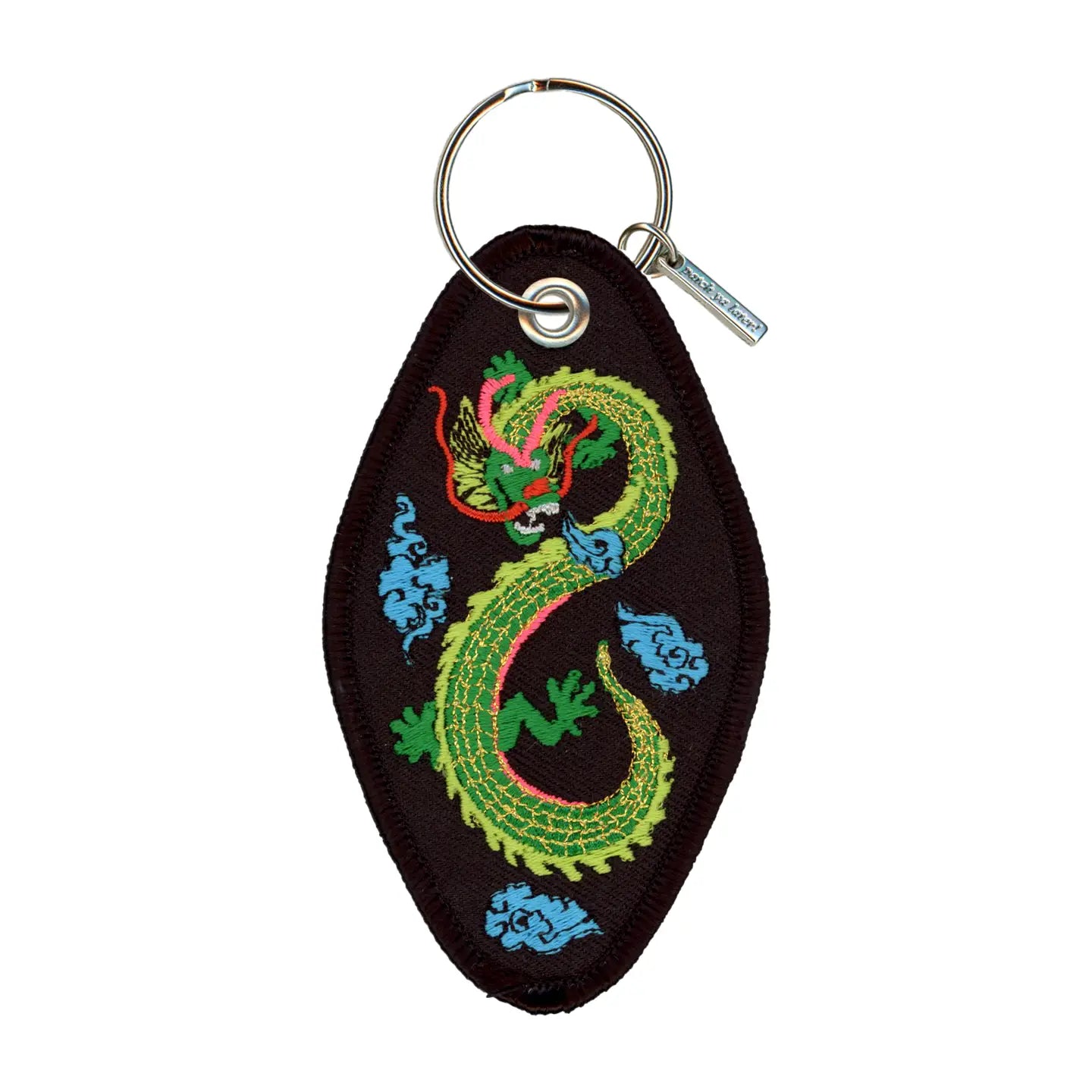 Dragon Embroidered Keychain