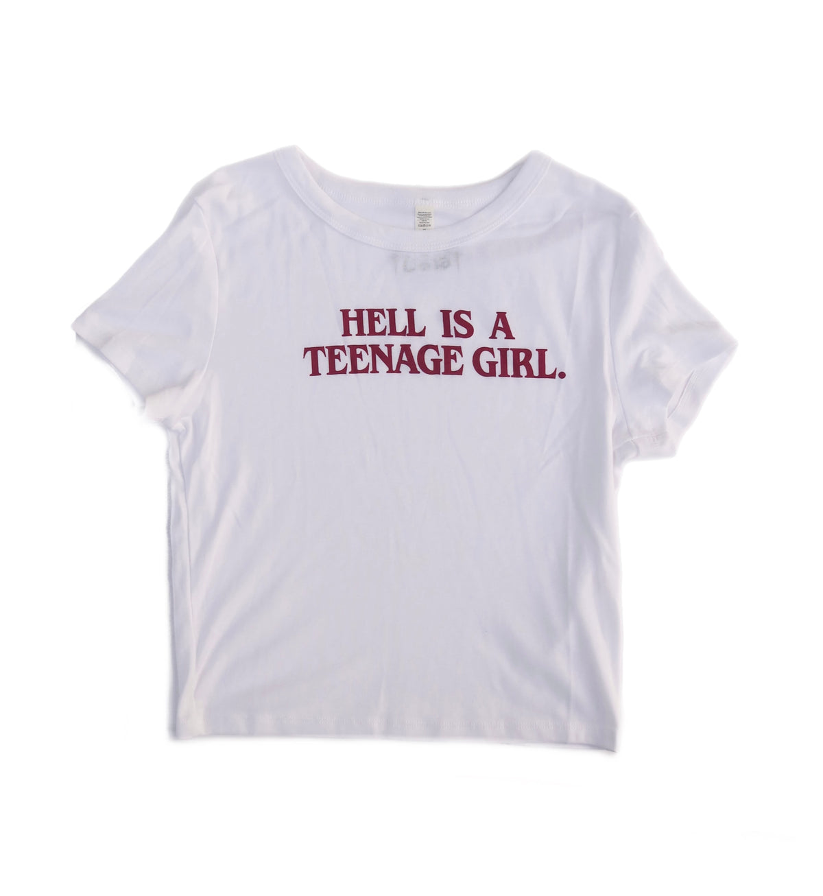 Jennifers Body Baby Tee in White *MADE TO ORDER*