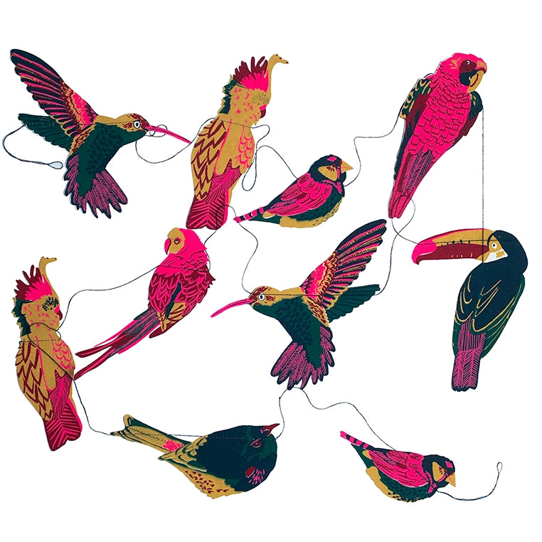 Tropical Birds Garland