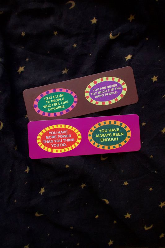 Mental Health Reminder Bookmark Set