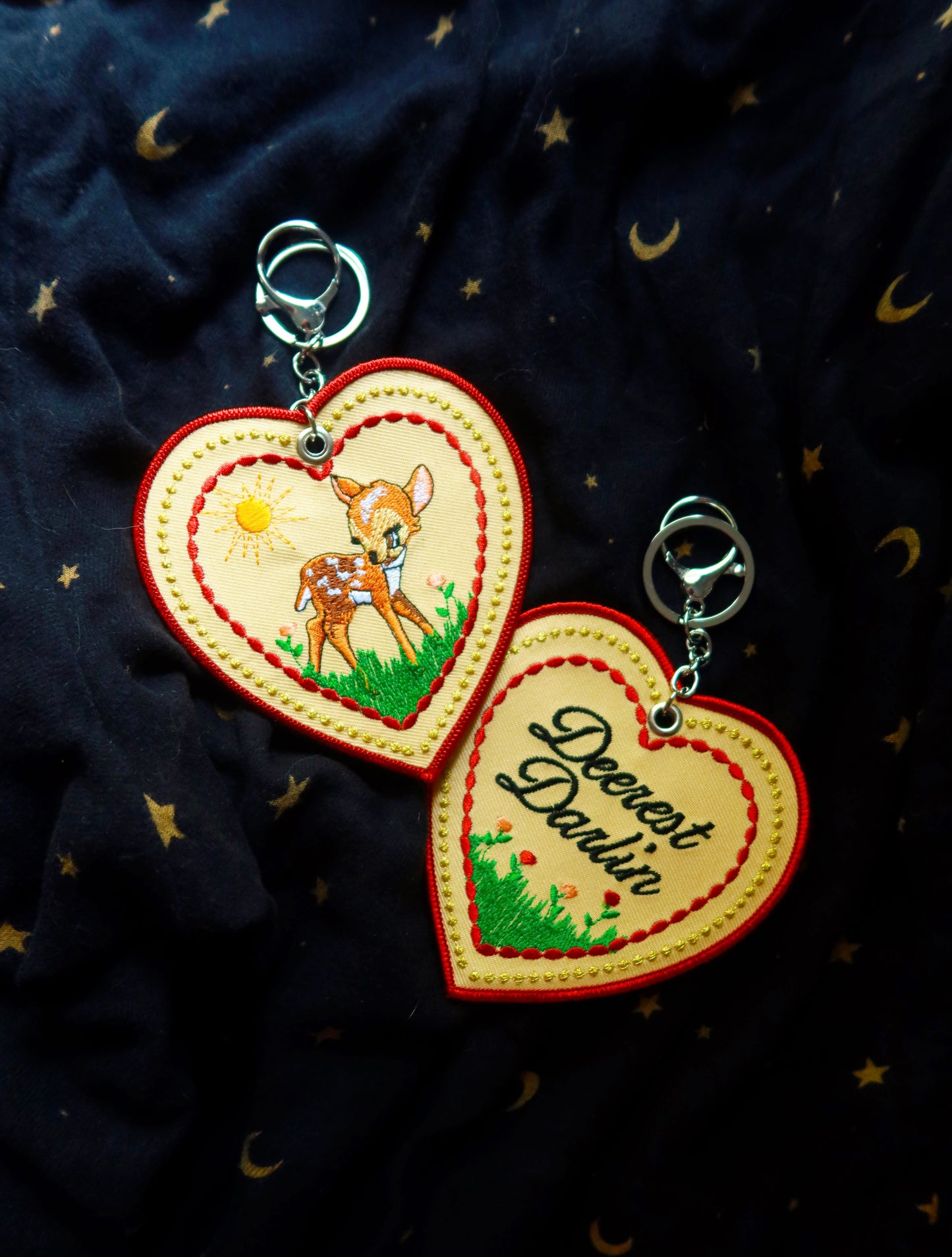 Deer Patch Keychain