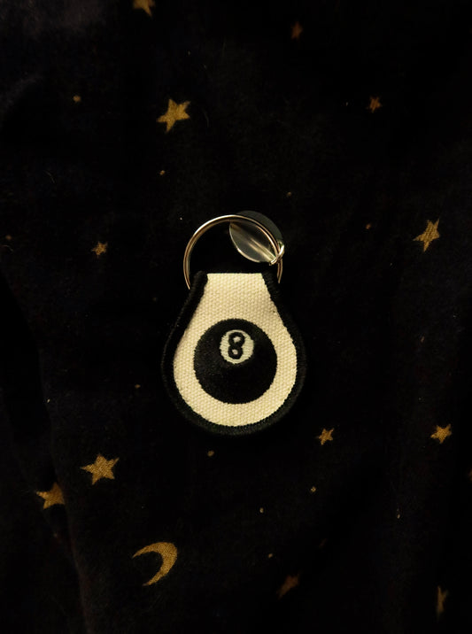 8 Ball Patch Keychain