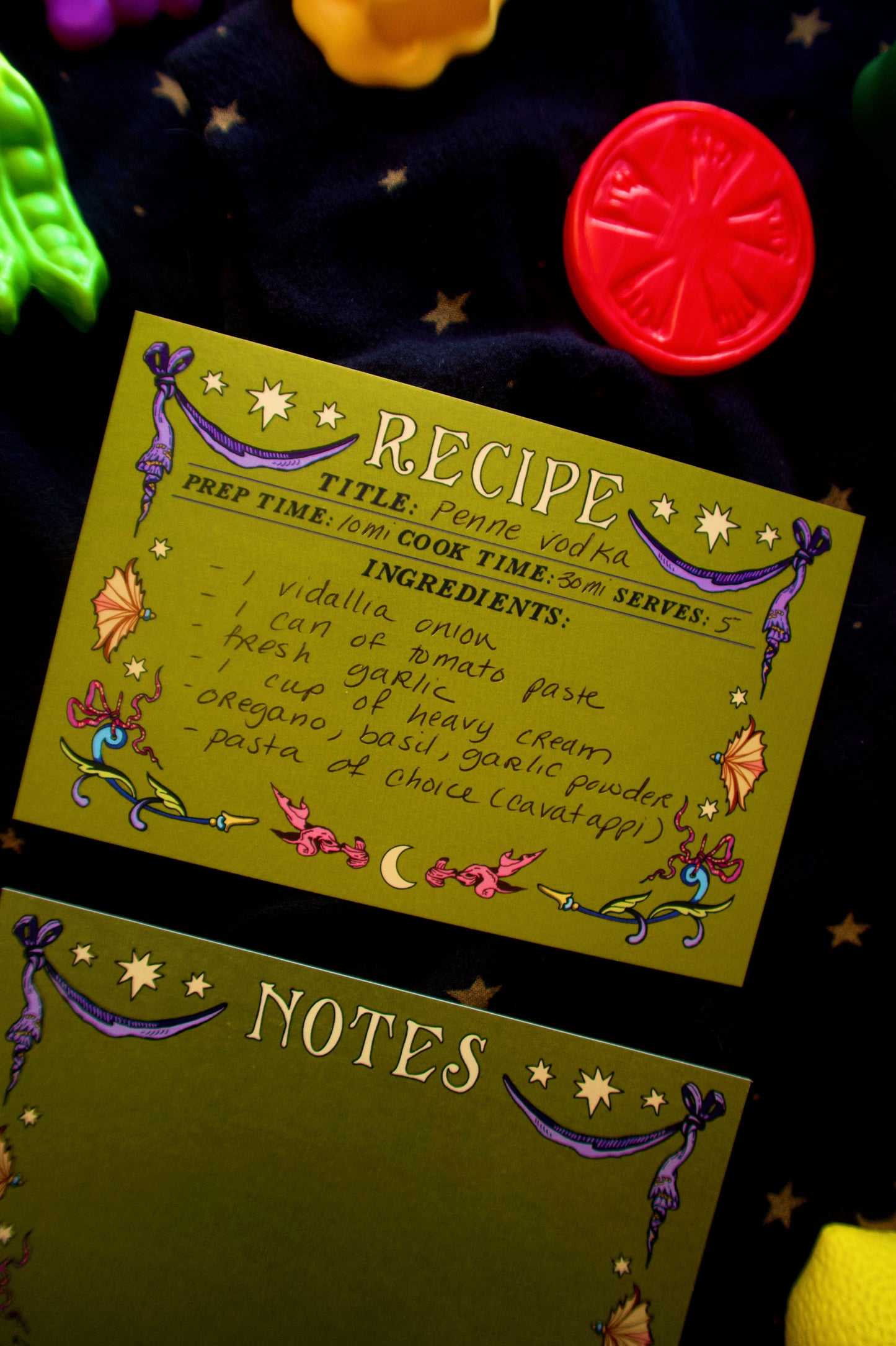 Fairytale Recipe Cards