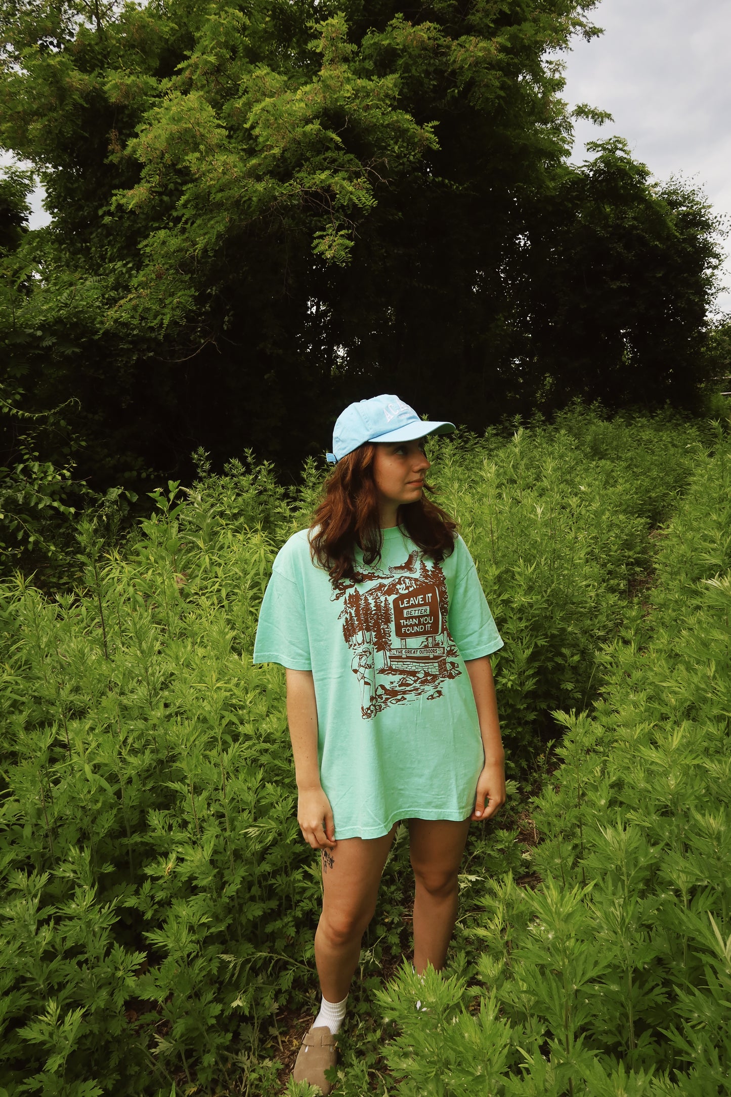 The Great Outdoors Shirt in Mint