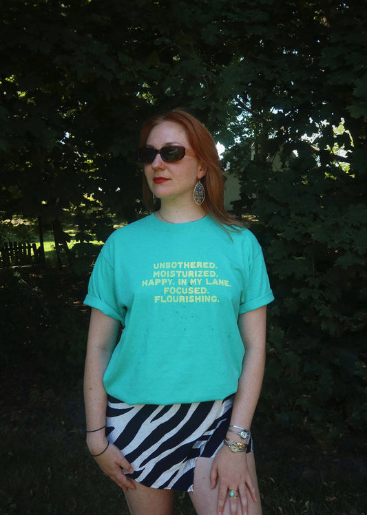 Unbothered Shirt in Island Green (PREORDER)