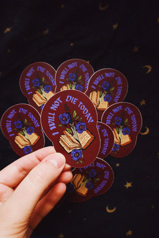 Violet Dagger Sticker