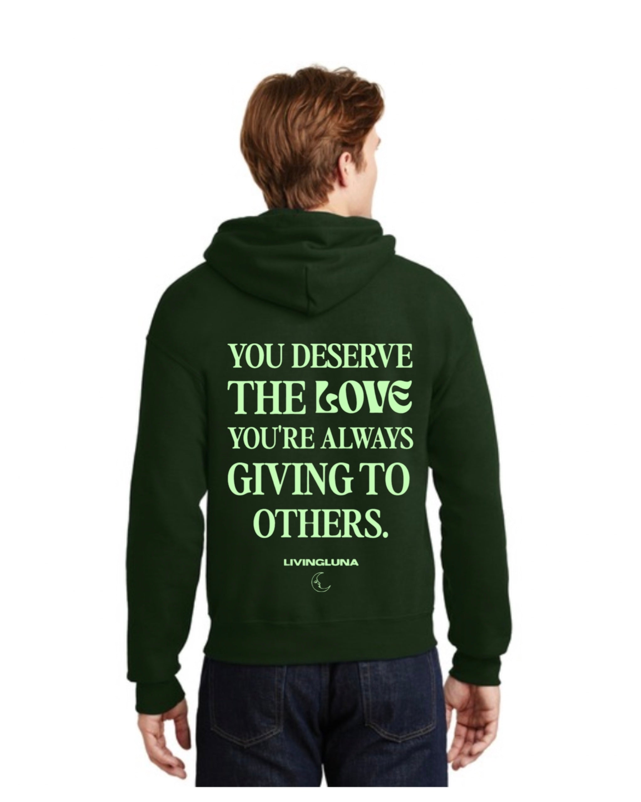 The Noah Hoodie in Forest Green LivingLunaCreations