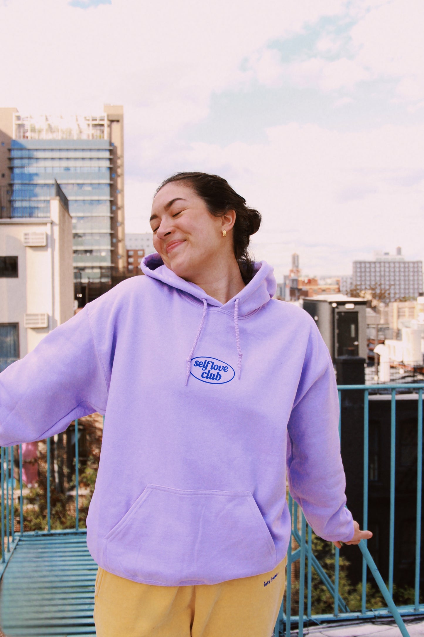 Self Love Hoodie in Lavender