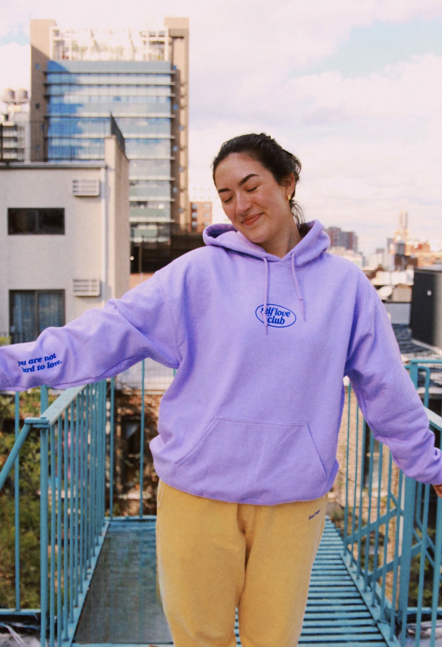 Self Love Hoodie in Lavender