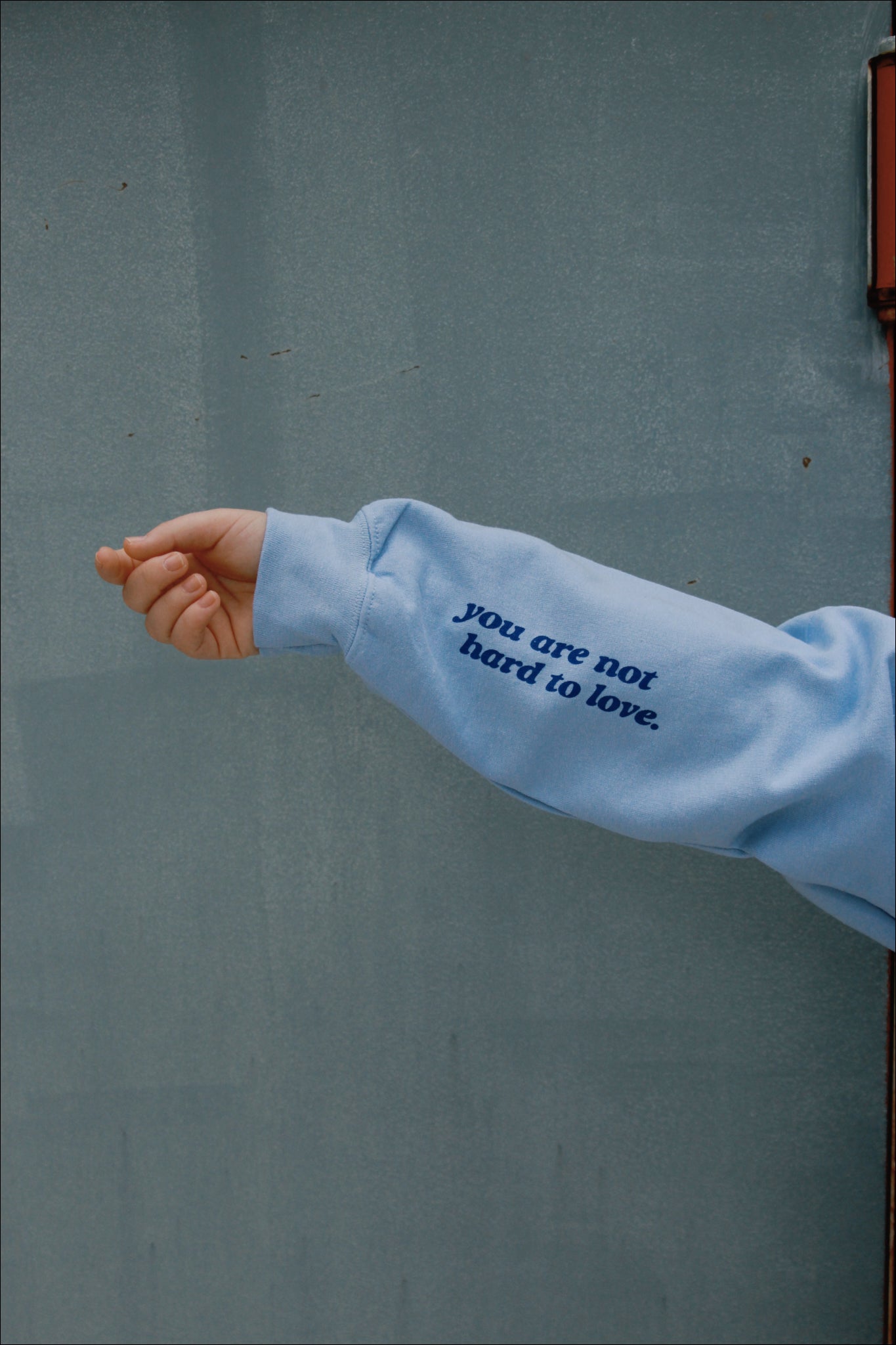 Self Love Hoodie in Baby Blue