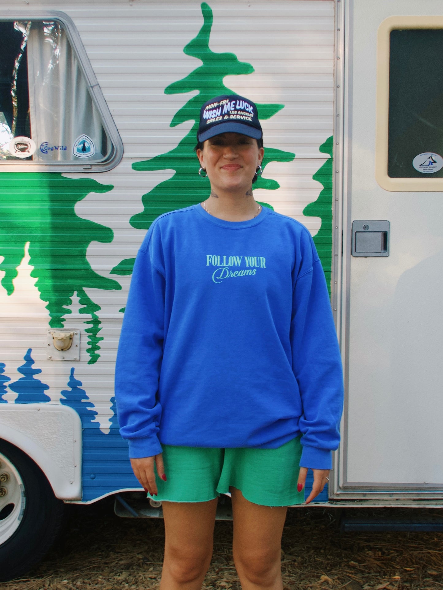 The Mac Crewneck in Blue