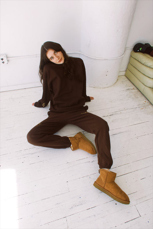 Self Love Crewneck in Cocoa (PREORDER)