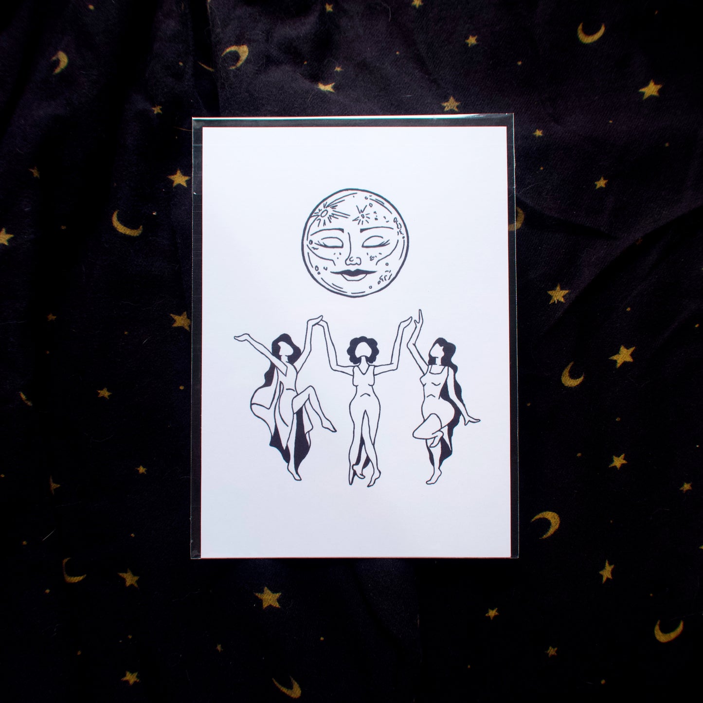 Moon Ladies Mini Print