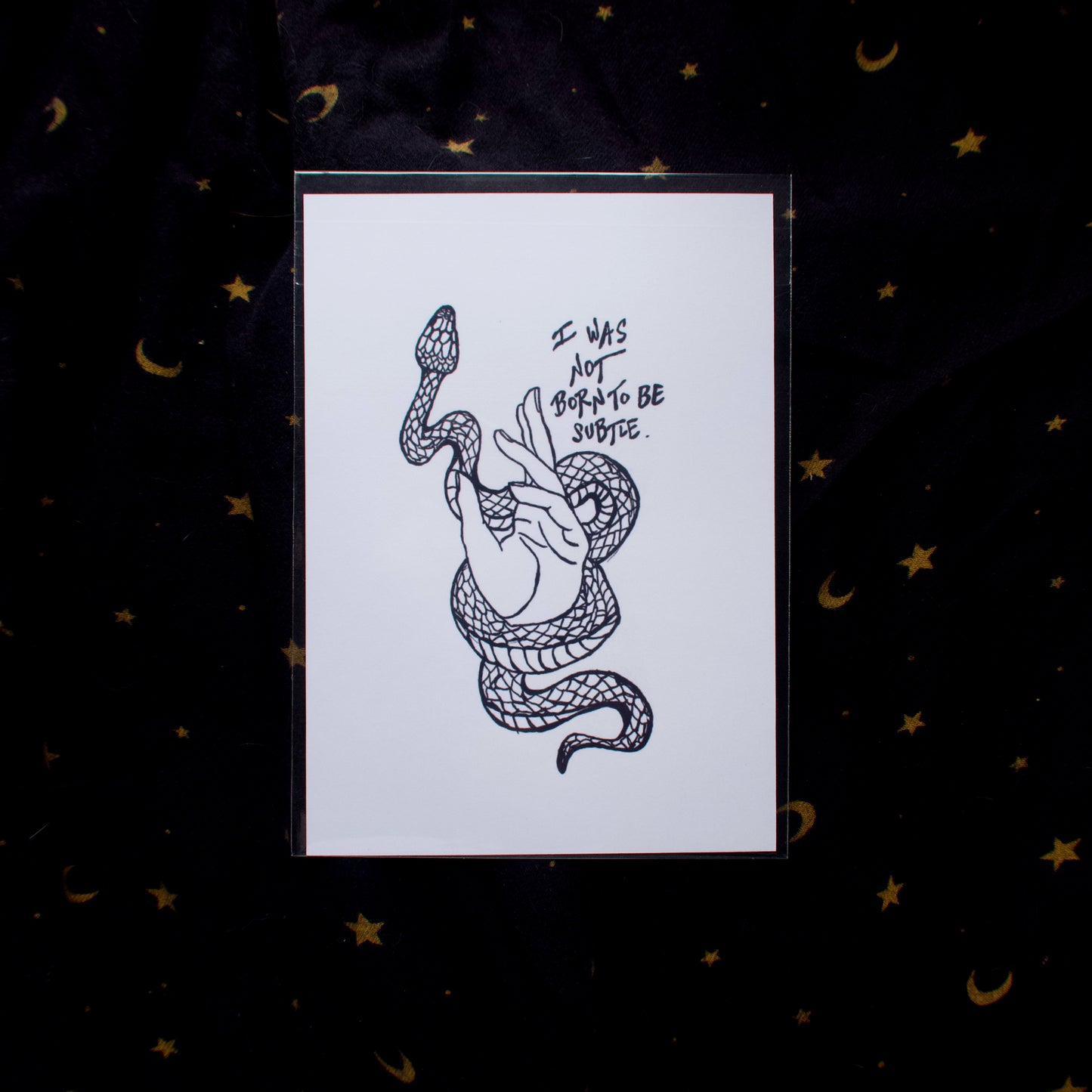 Not Subtle Mini Print