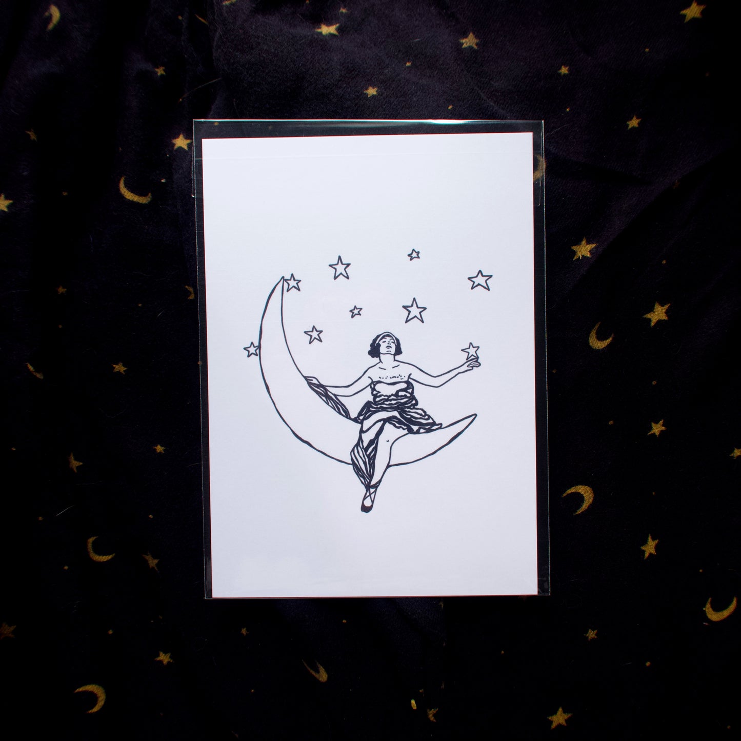 Moon Girl Mini Print