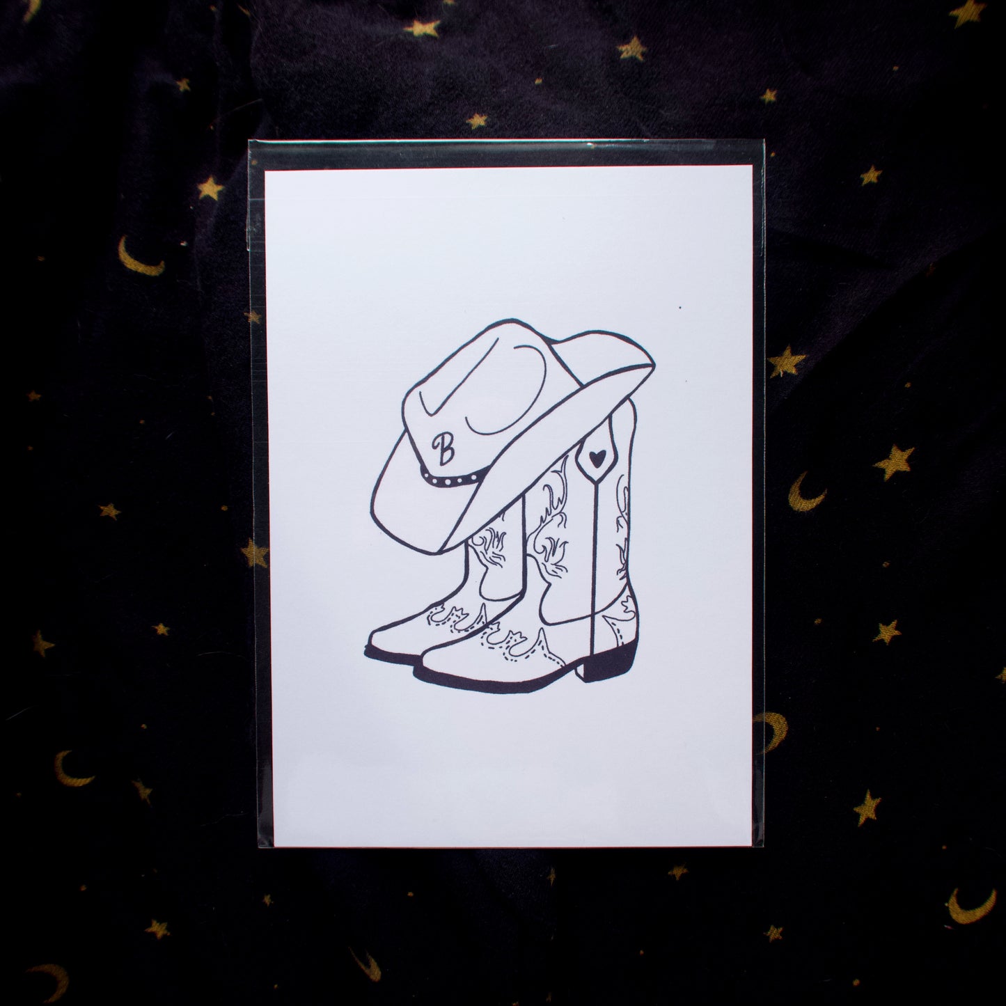 Barbie Boots Mini Print