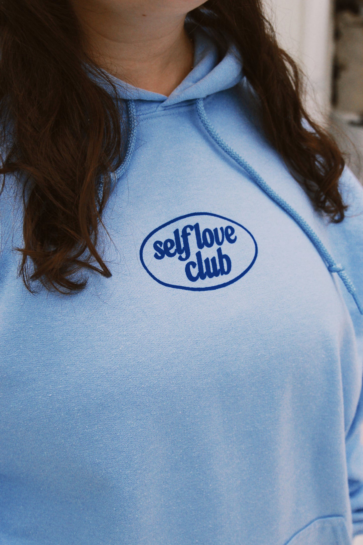 Self Love Hoodie in Baby Blue