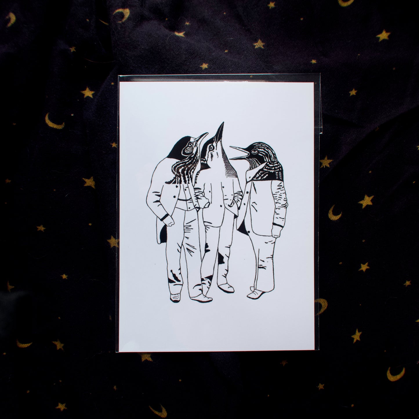 The Bird Men Mini Print