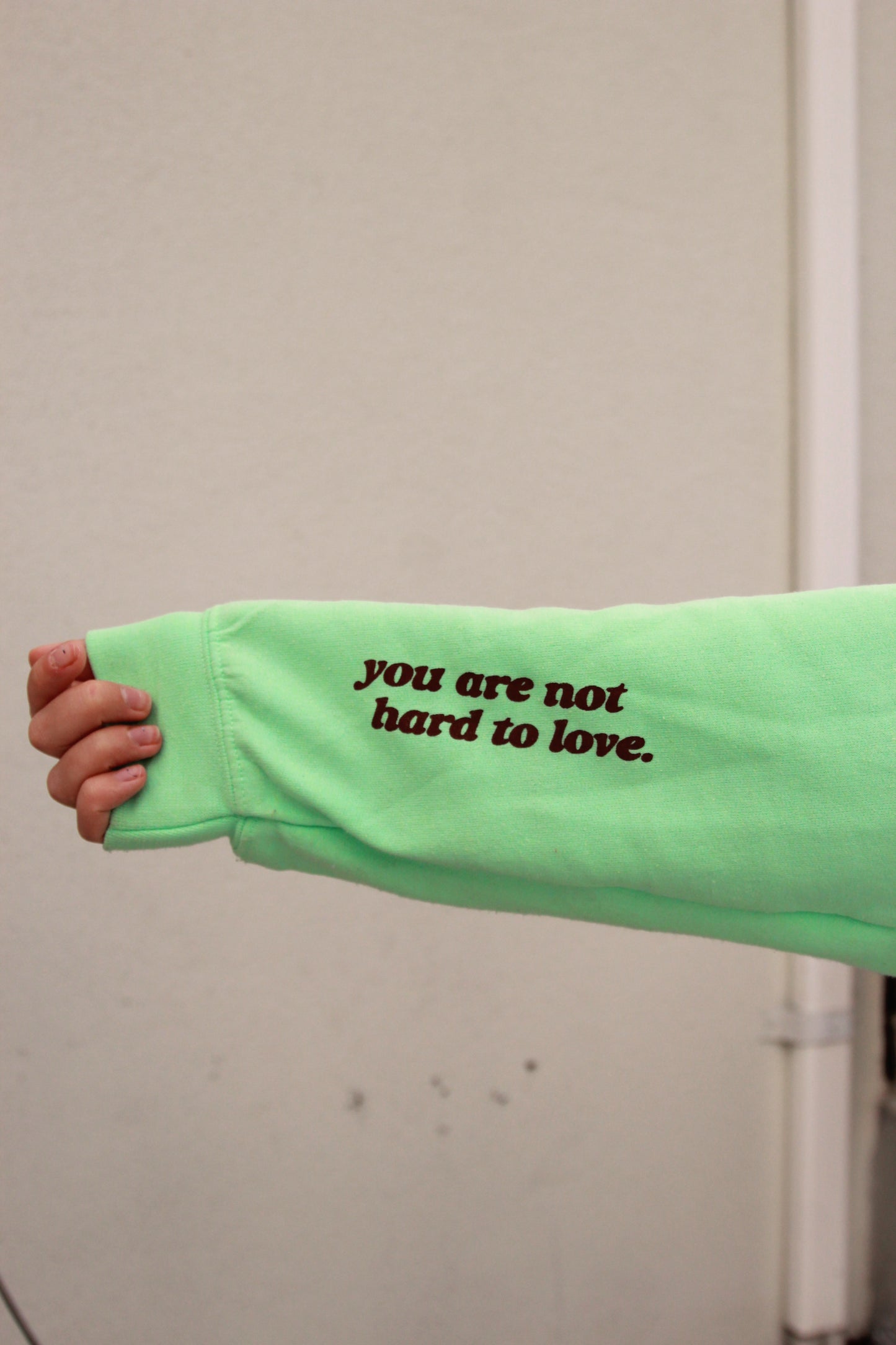 Self Love Hoodie in Mint