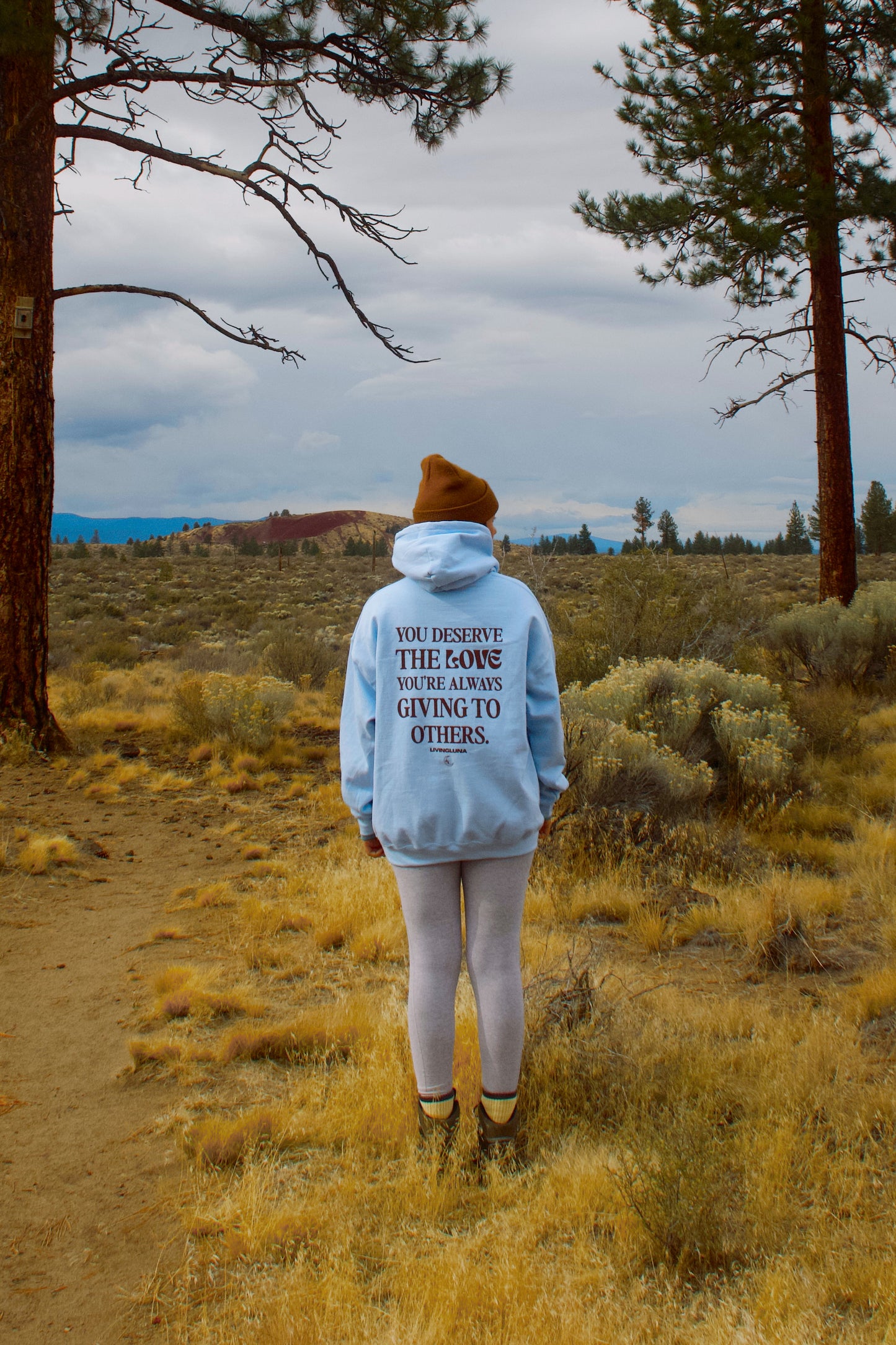 The Noah Hoodie in Light Blue