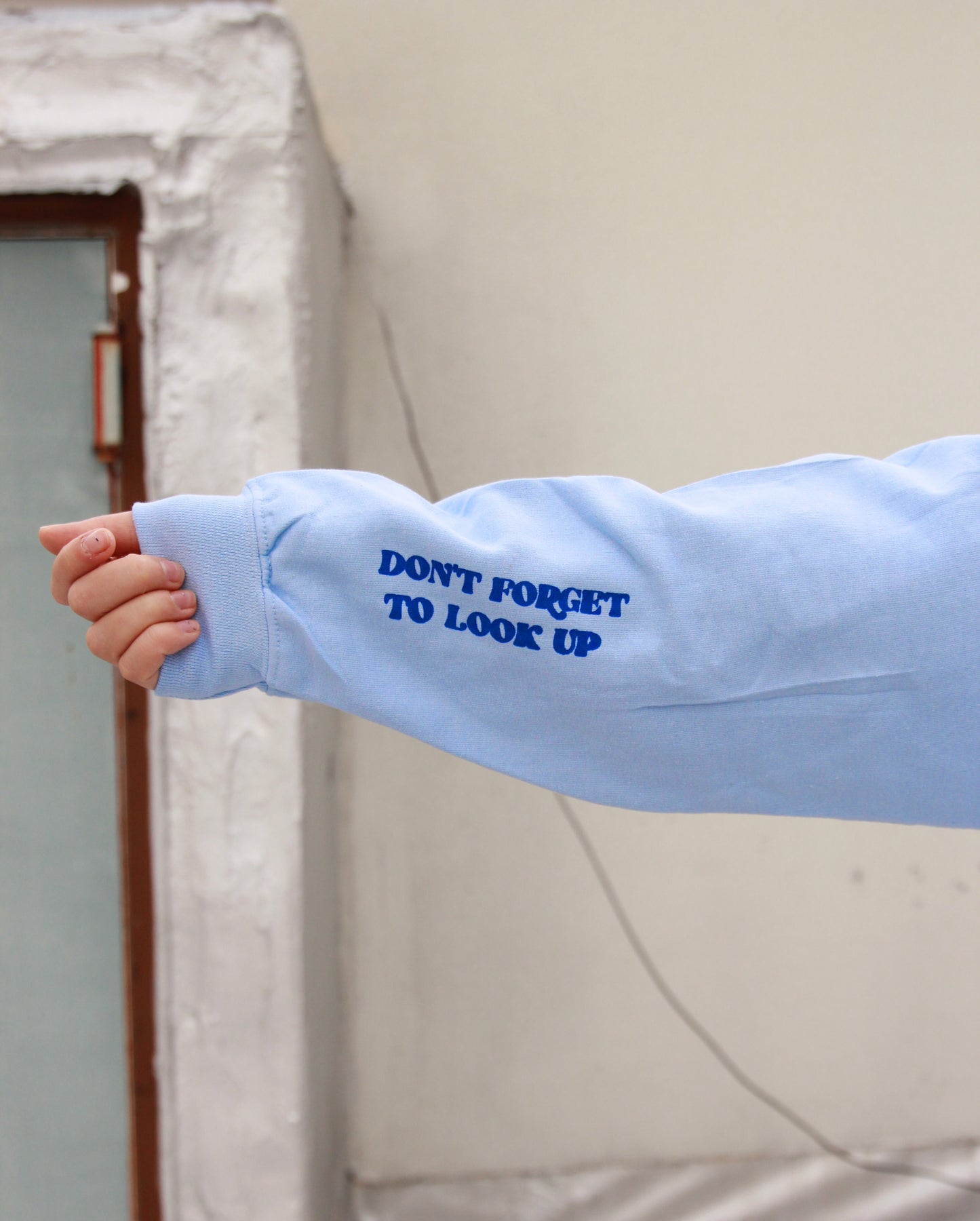 Moon Magic Hoodie in Baby Blue