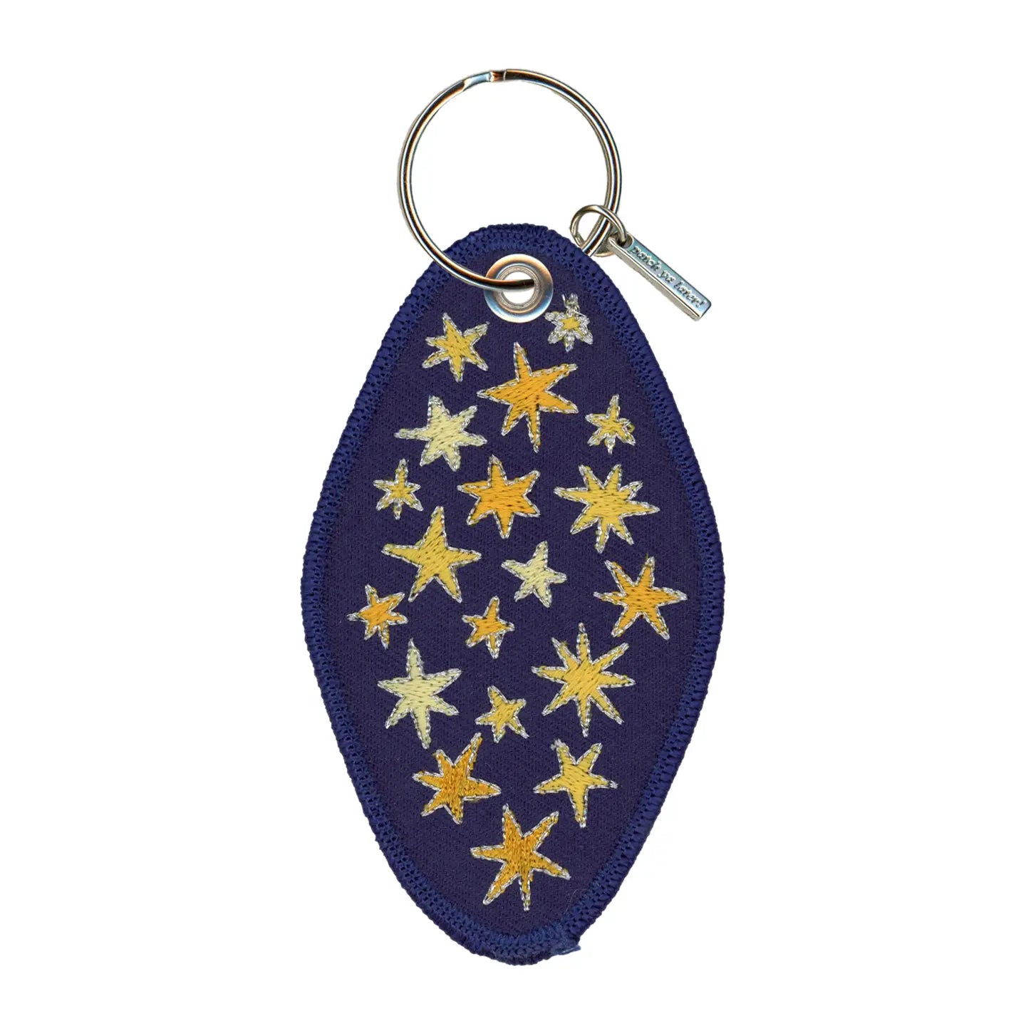 Lucky Stars Embroidered Keychain