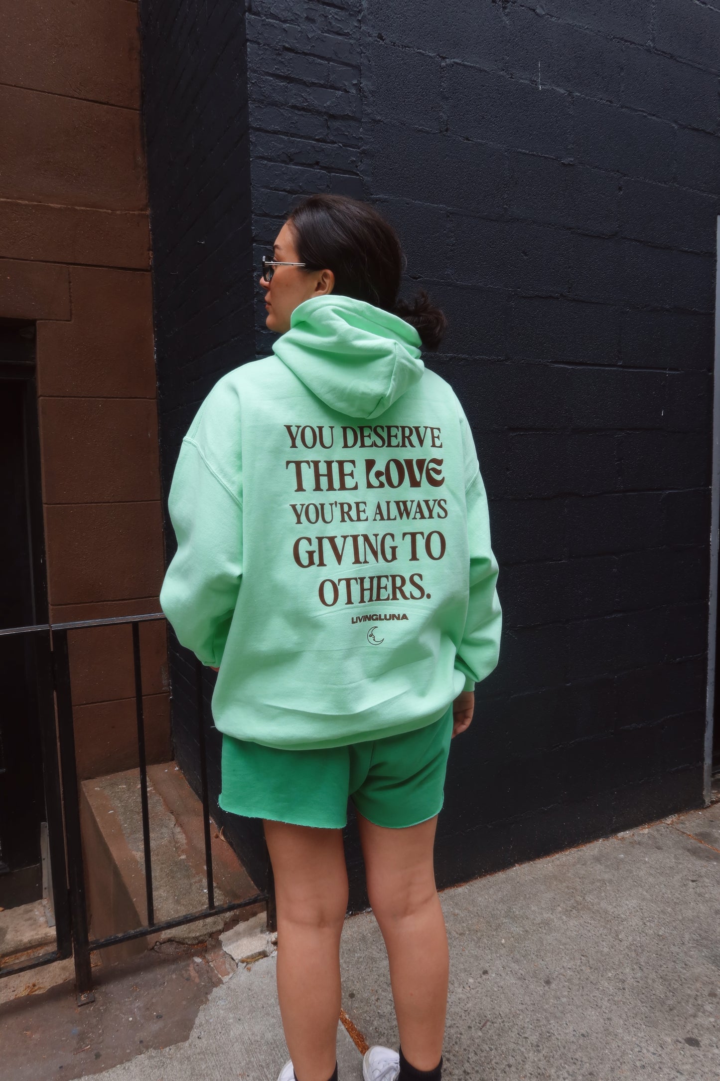 Self Love Hoodie in Mint