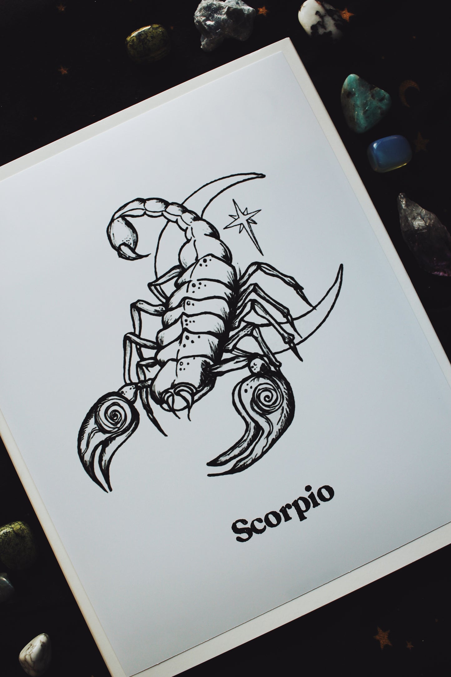 The Scorpio Zodiac Print