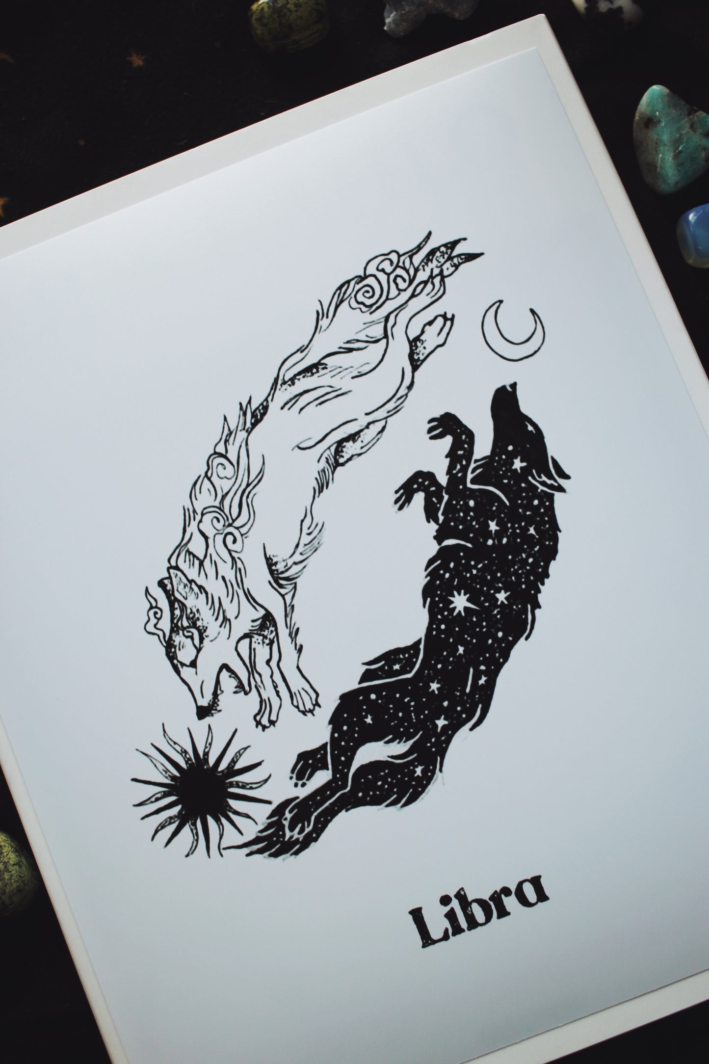 The Libra Zodiac Print