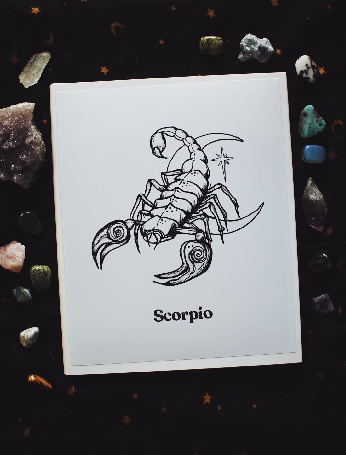 The Scorpio Zodiac Print