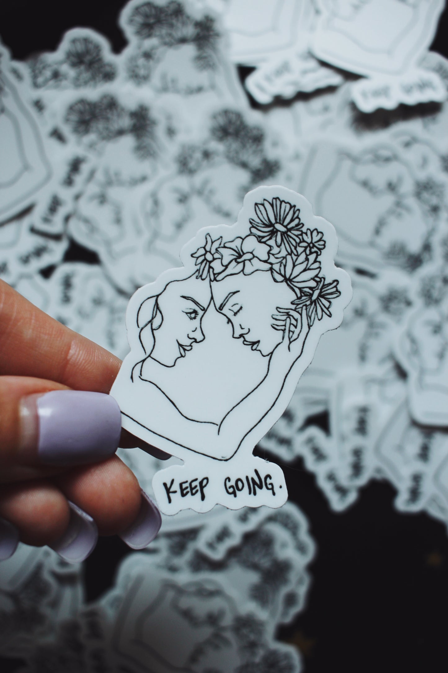 The Keep Going Sticker