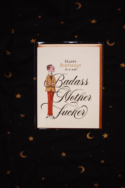 Badass Greeting Card