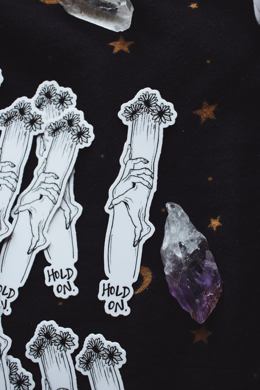 The Hold On Sticker