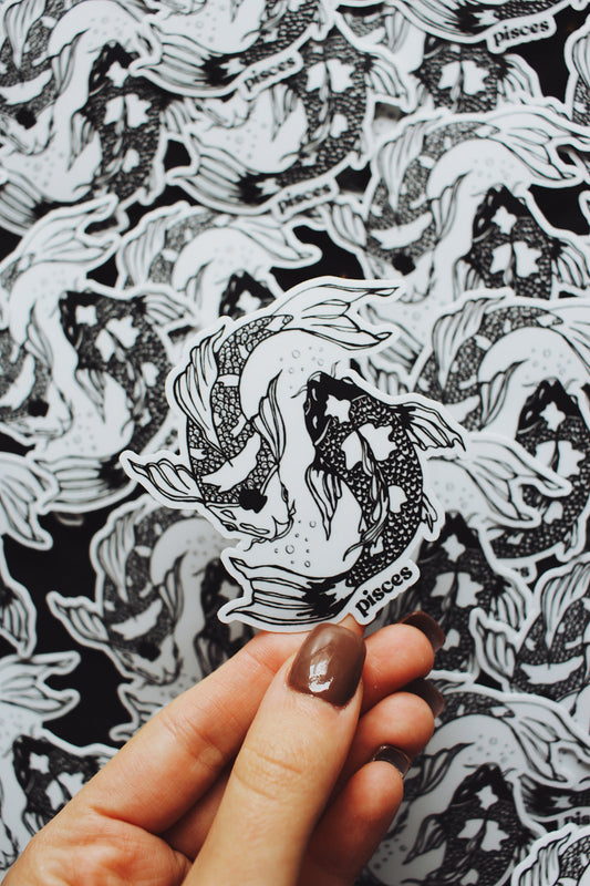 The Pisces Zodiac Sticker