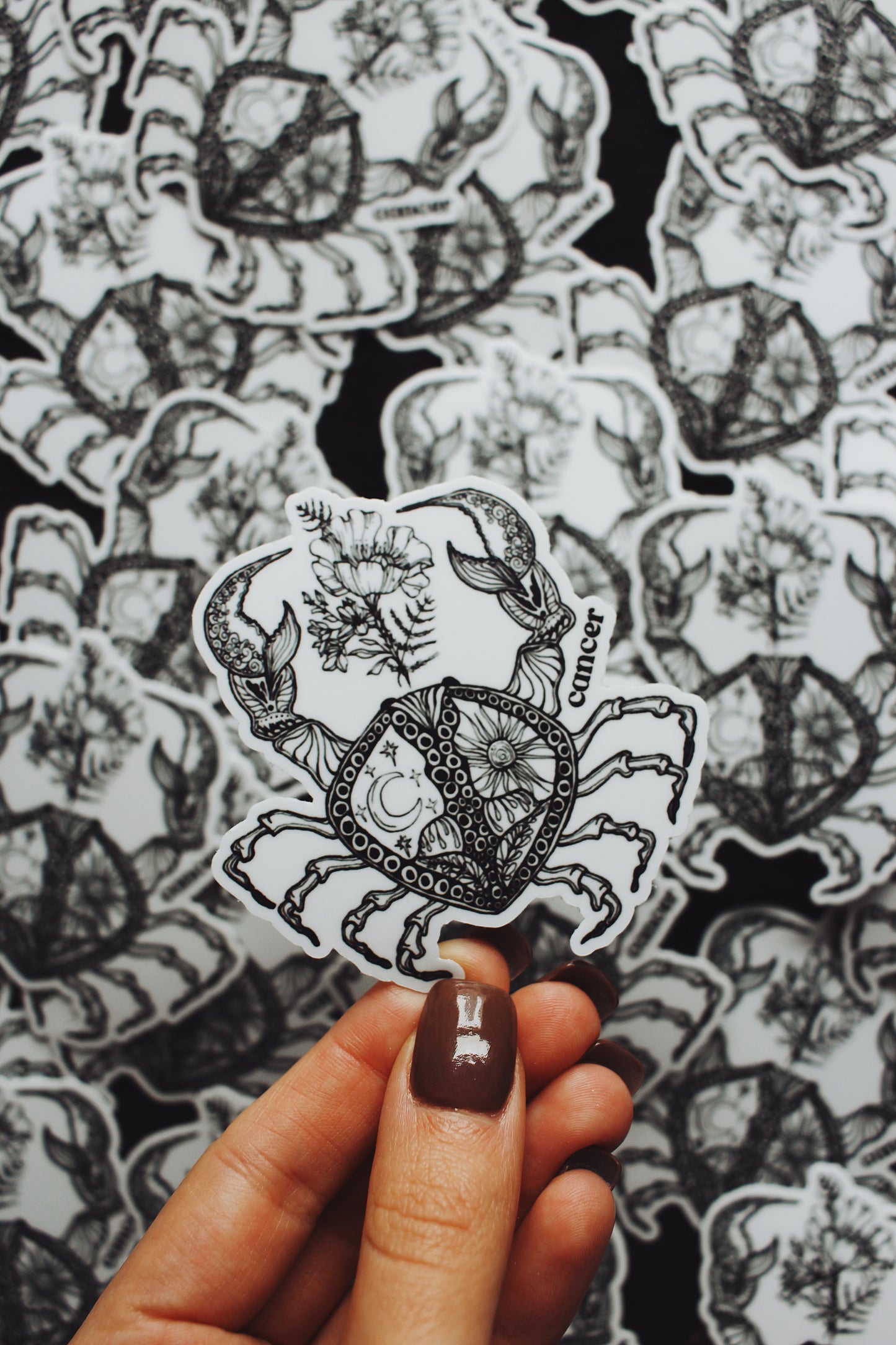 The Cancer Zodiac Sticker
