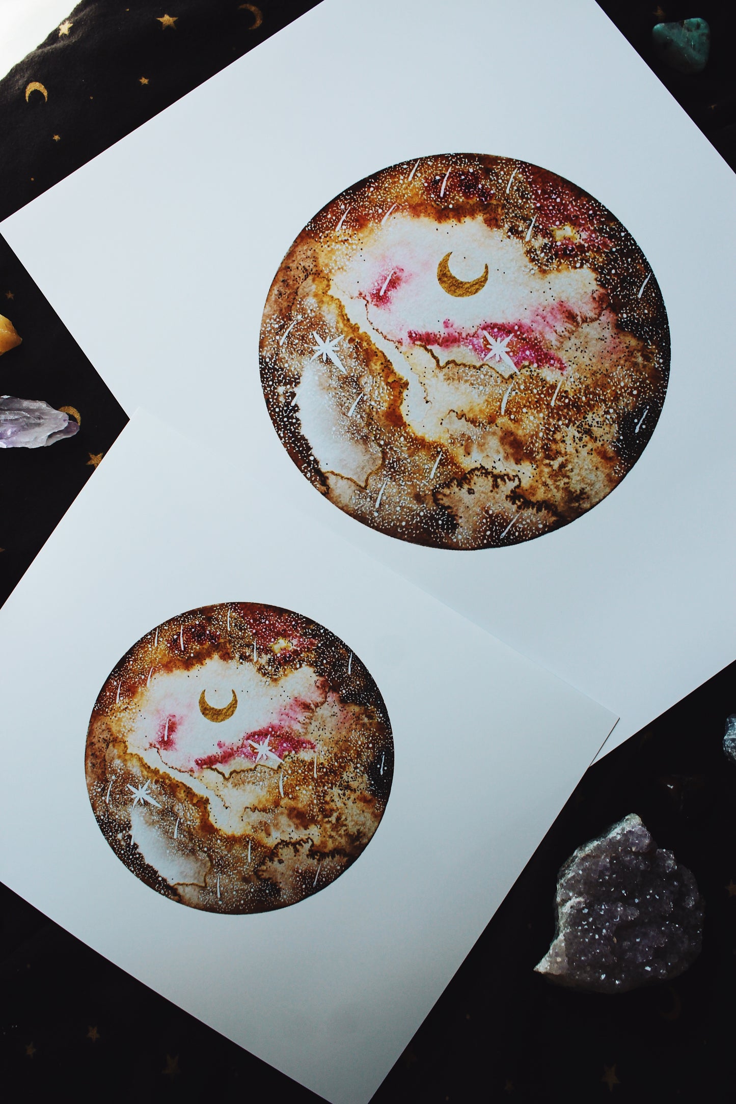 The Lyra Moon Print