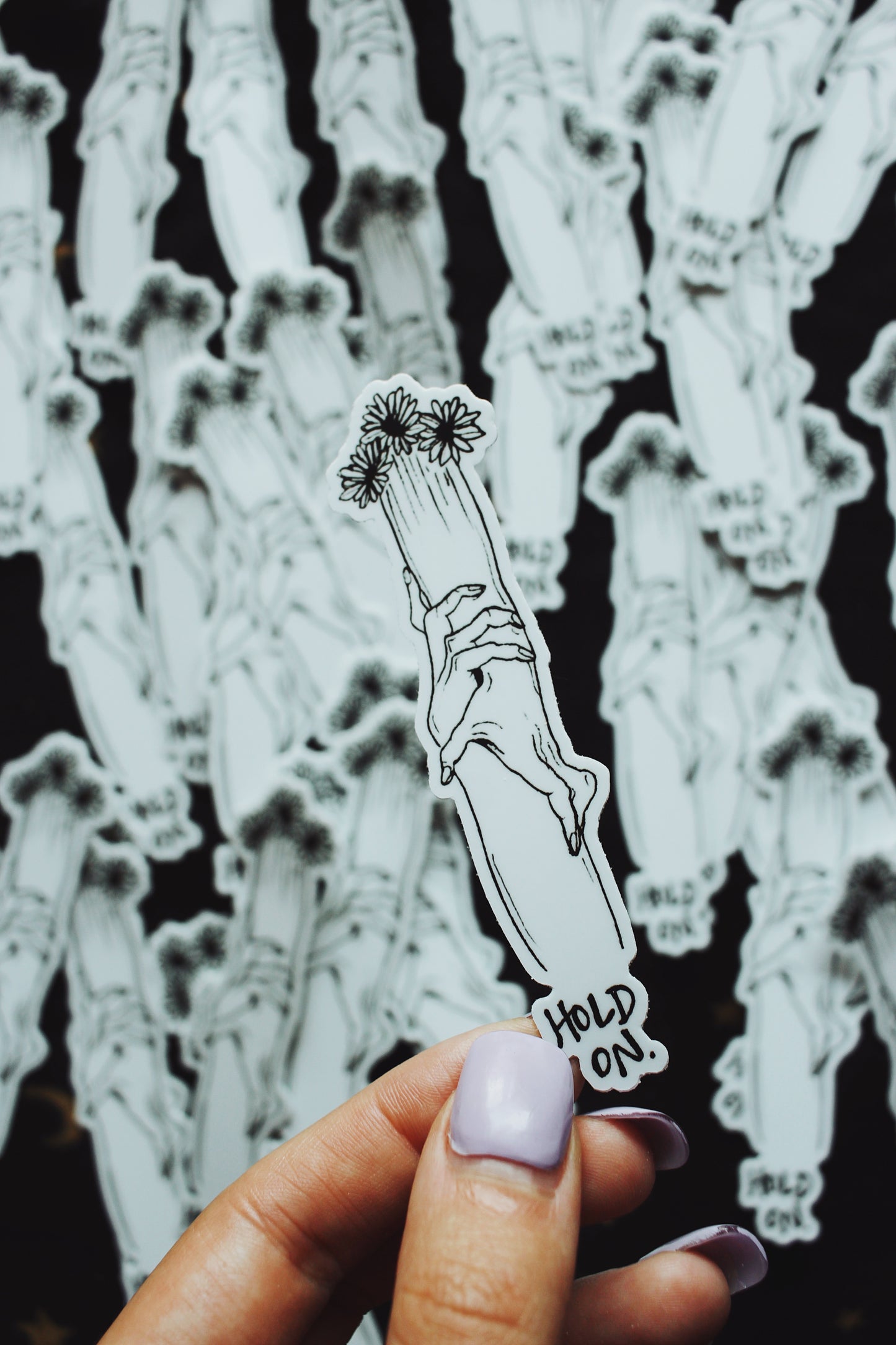 The Hold On Sticker