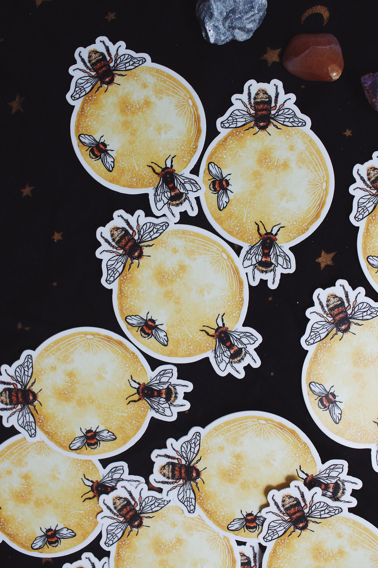 The Bumblebee Moon Sticker