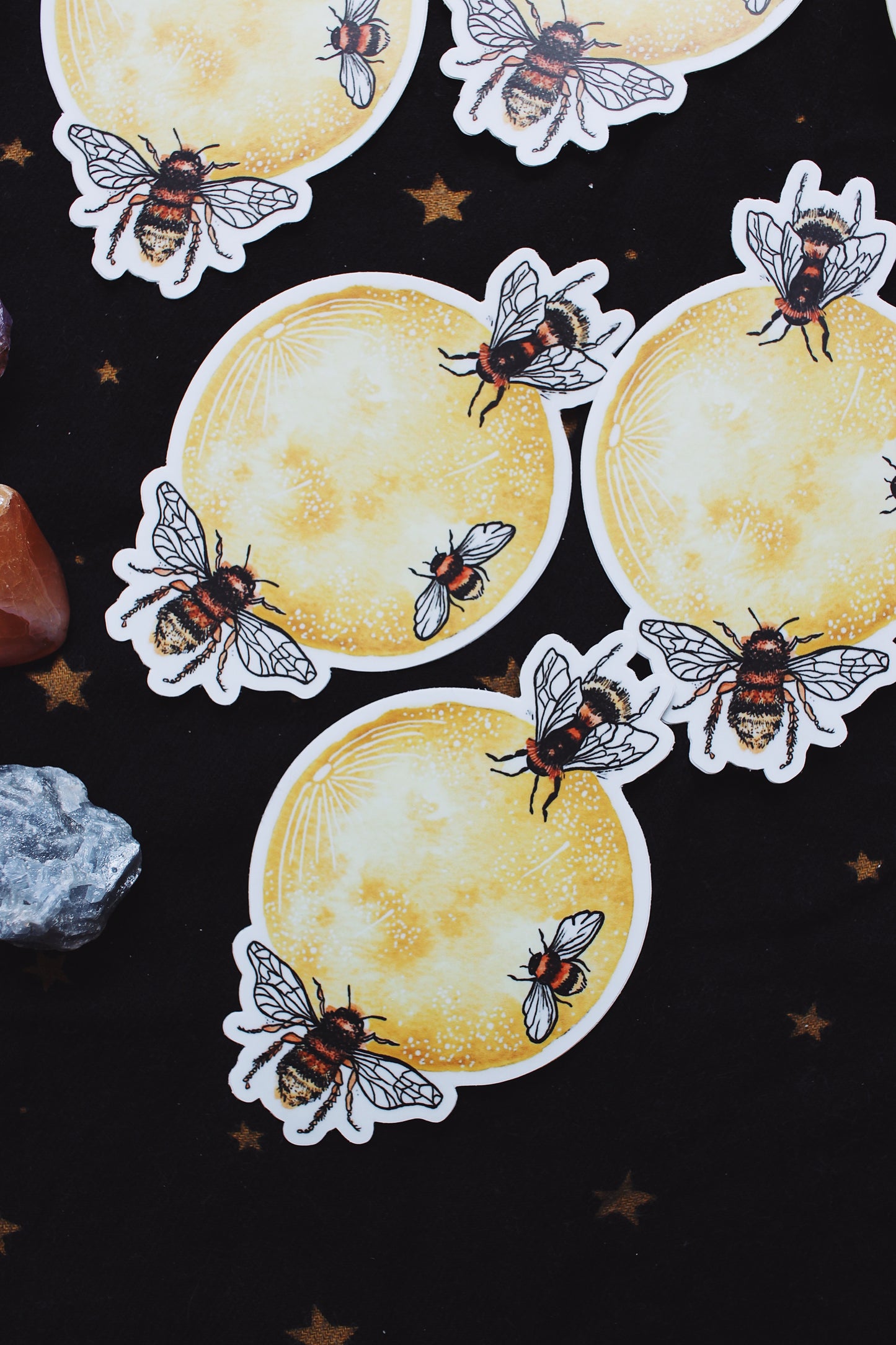 The Bumblebee Moon Sticker