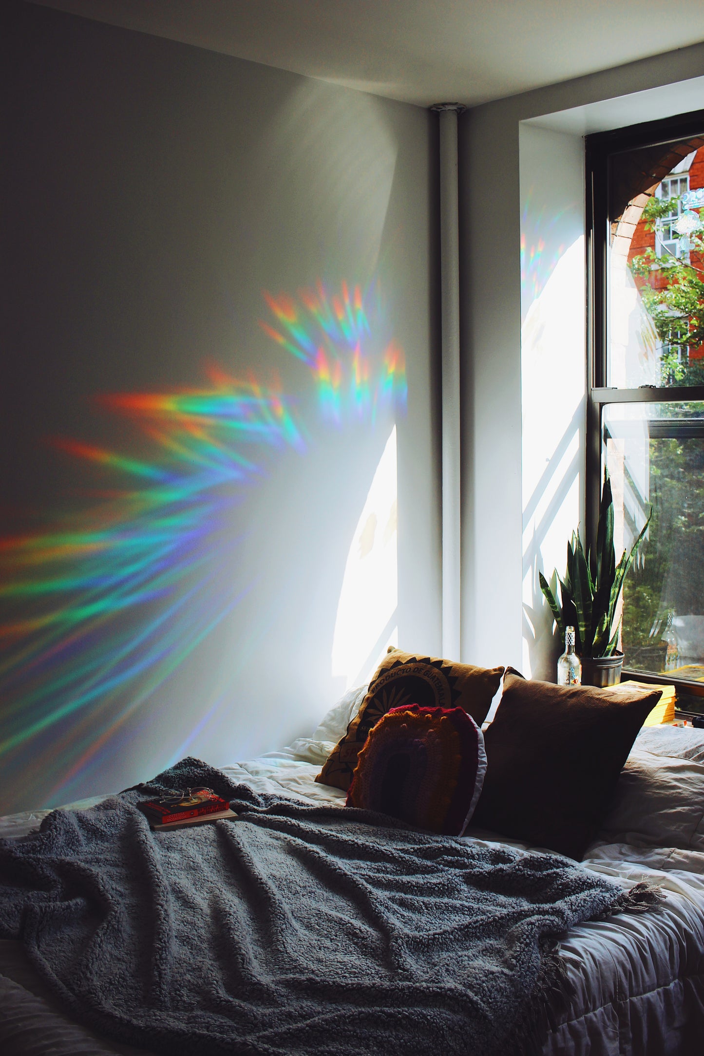 Moon Phases Suncatcher Window Decal / Rainbow Maker