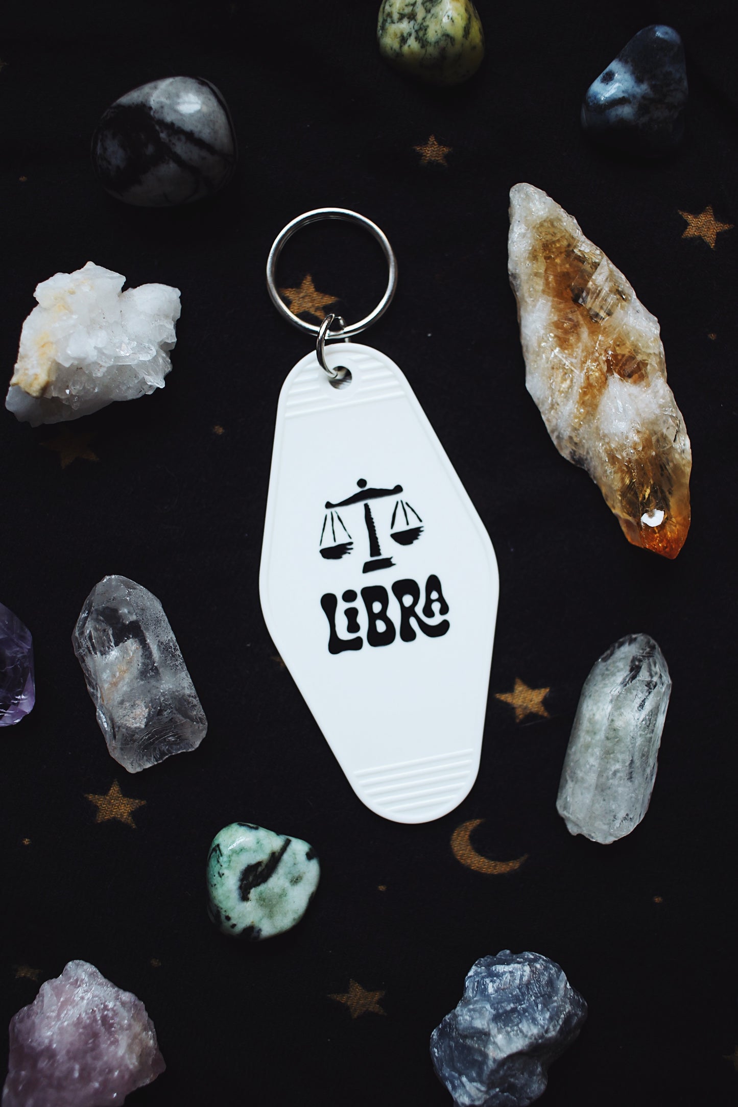 Libra Zodiac Sign Keychain