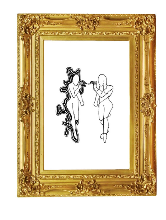 Two Halves Art Print