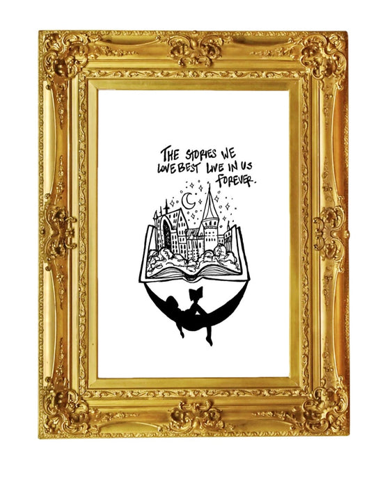 Stories Live Forever Print