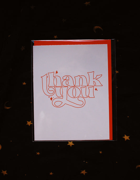 Thank You Greeting Card