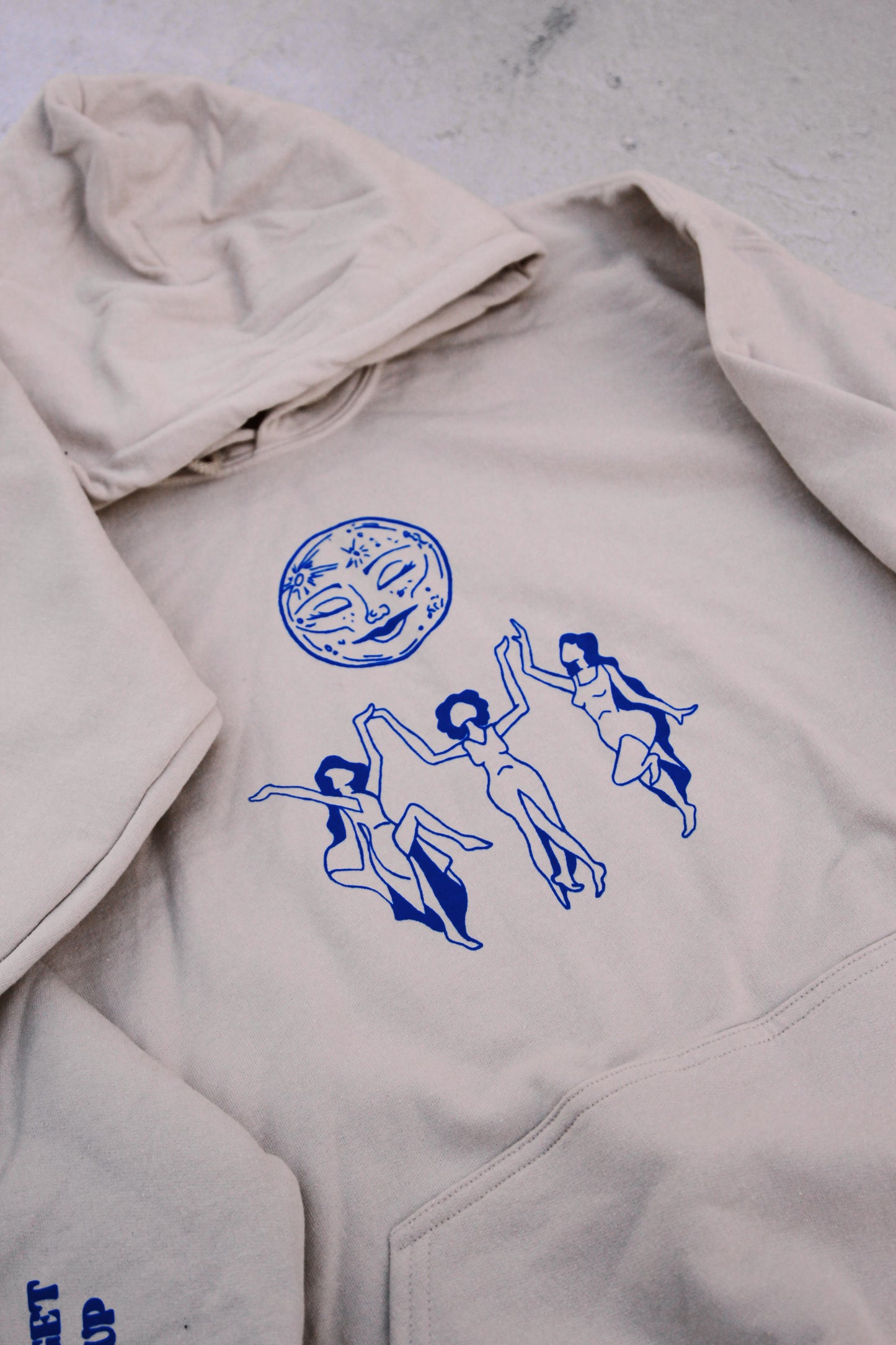 Moon Magic Hoodie in Cream