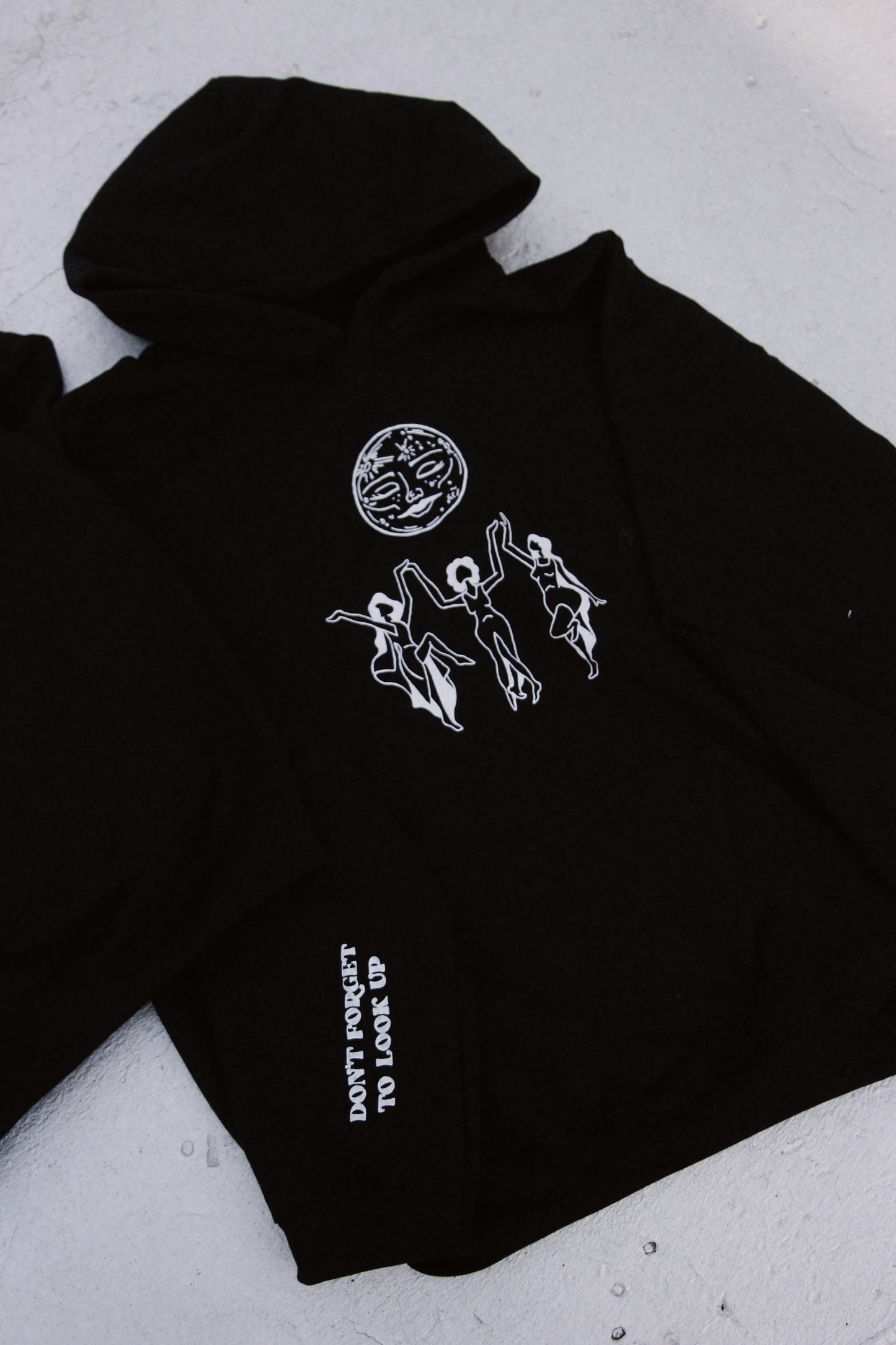Moon Magic Hoodie in Black