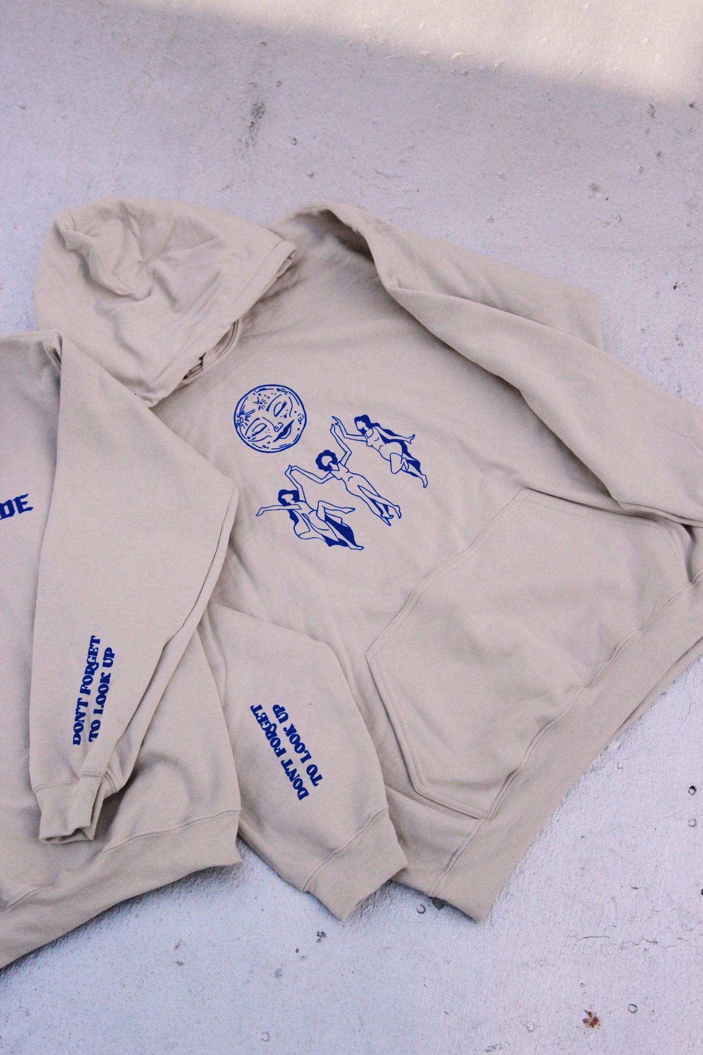 Moon Magic Hoodie in Cream