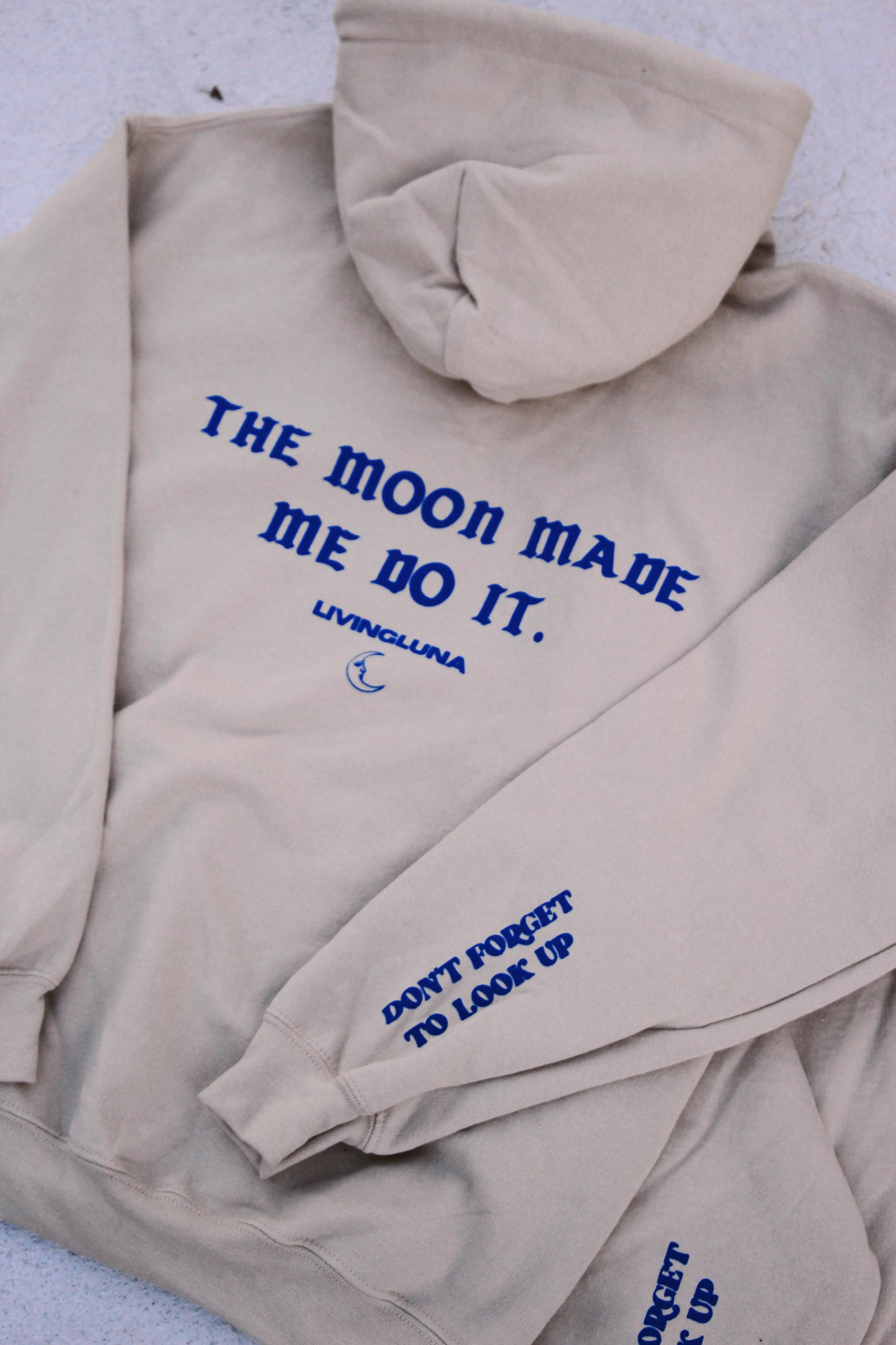 Moon Magic Hoodie in Cream